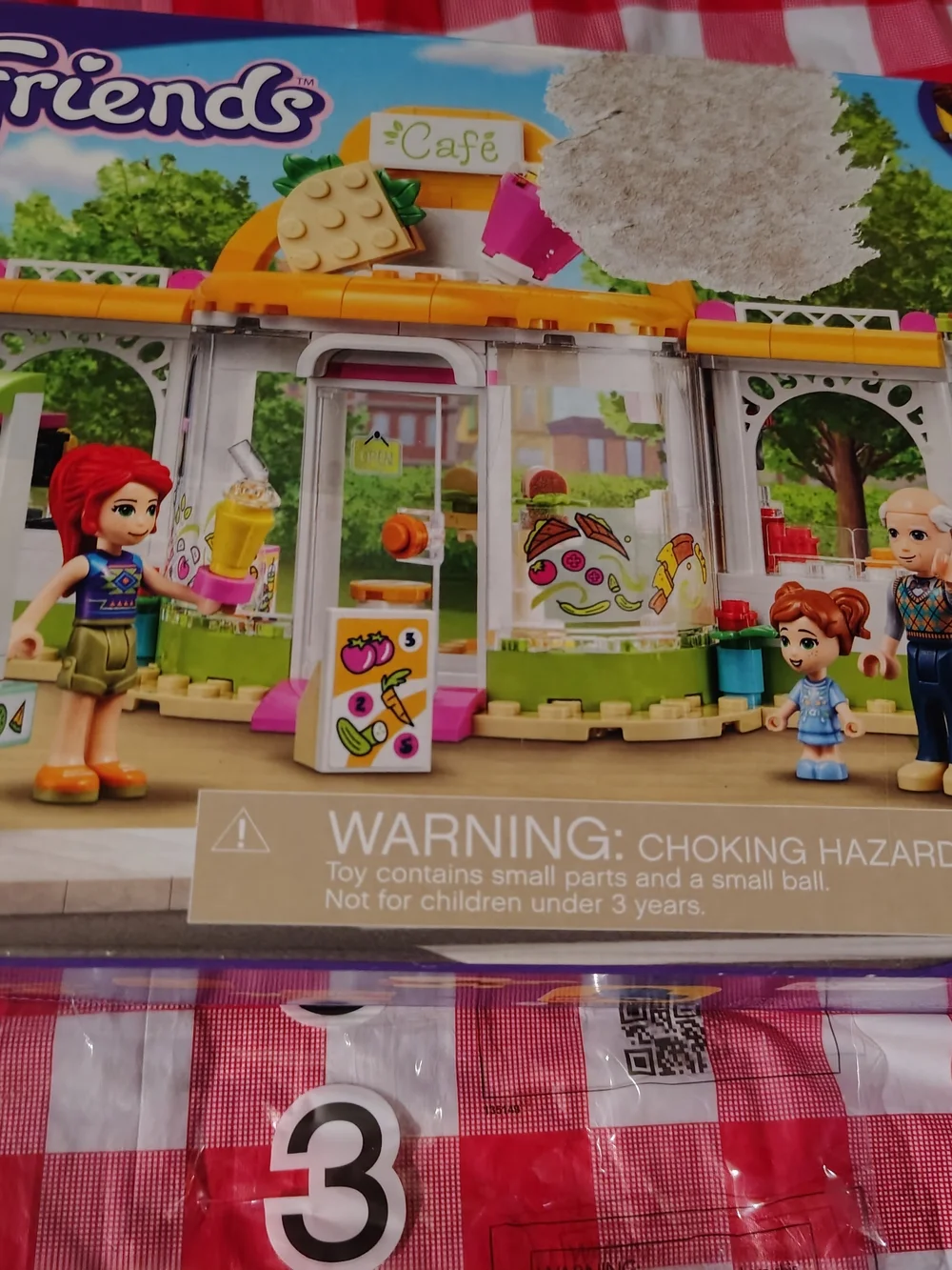 FRIENDS Pink Orange and Green Café Building Set